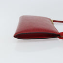 LOUIS VUITTON Epi Pochette Accessoires Pouch Red M52947 LV Auth 163858-4