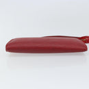 LOUIS VUITTON Epi Pochette Accessoires Pouch Red M52947 LV Auth 163858-5