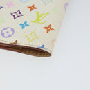 LOUIS VUITTON Monogram Multicolor Agenda Mini Cover White M92653 LV Auth 163859-15