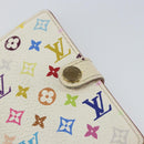 LOUIS VUITTON Monogram Multicolor Agenda Mini Cover White M92653 LV Auth 163859-17
