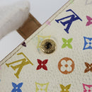 LOUIS VUITTON Monogram Multicolor Agenda Mini Cover White M92653 LV Auth 163859-9