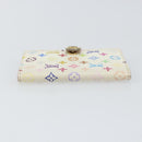 LOUIS VUITTON Monogram Multicolor Agenda Mini Cover White M92653 LV Auth 163859-4