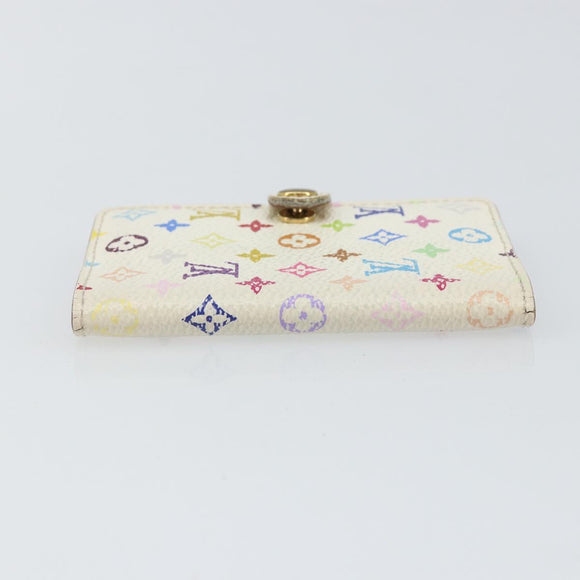 LOUIS VUITTON Monogram Multicolor Agenda Mini Cover White M92653 LV Auth 163859