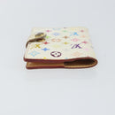 LOUIS VUITTON Monogram Multicolor Agenda Mini Cover White M92653 LV Auth 163859-5