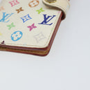 LOUIS VUITTON Monogram Multicolor Agenda Mini Cover White M92653 LV Auth 163859-7