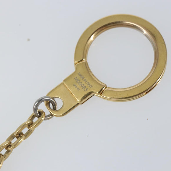 LOUIS VUITTON Chain Iconic Bag Charm metal Gold Tone M66985 LV Auth 163860