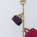 LOUIS VUITTON Chain Iconic Bag Charm metal Gold Tone M66985 LV Auth 163860-3