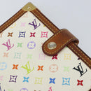 LOUIS VUITTON Multicolor Agenda PM Day Planner Cover White R21074 LV Auth 163862-12