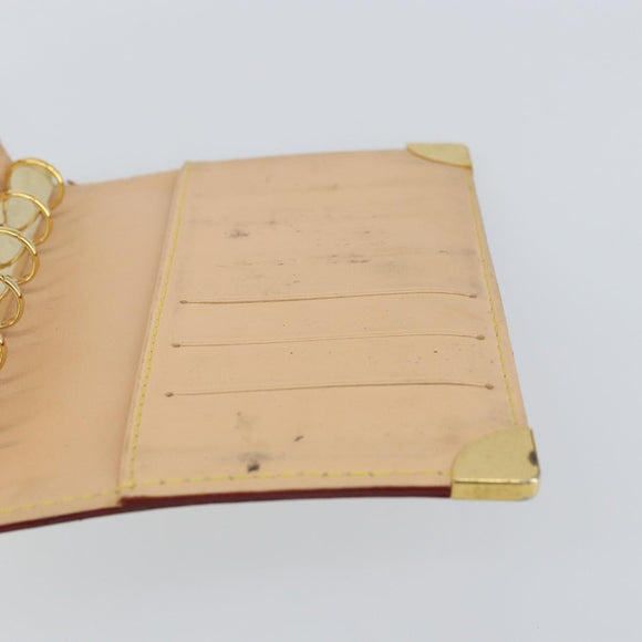 LOUIS VUITTON Multicolor Agenda PM Day Planner Cover White R21074 LV Auth 163862