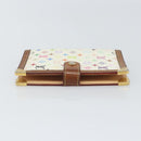 LOUIS VUITTON Multicolor Agenda PM Day Planner Cover White R21074 LV Auth 163862-4