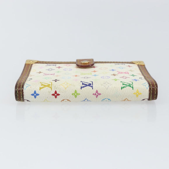 LOUIS VUITTON Multicolor Agenda PM Day Planner Cover White R21074 LV Auth 163862