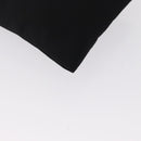 PRADA Pouch Nylon Black Gold Auth 163863-11