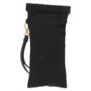 PRADA Pouch Nylon Black Gold Auth 163863-3