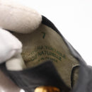 CHANEL COCO Mark Gloves Leather Black CC Auth 163864-19