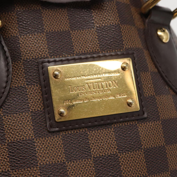 LOUIS VUITTON Damier Ebene Hampstead PM Henkeltasche N51205 LV Auth 163885V