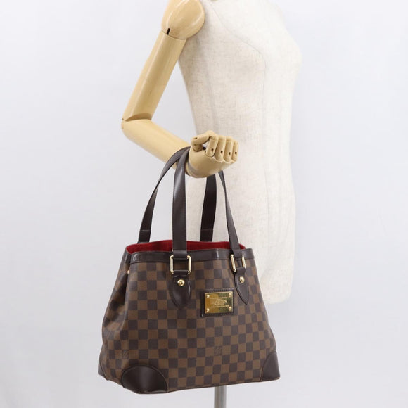 LOUIS VUITTON Damier Ebene Hampstead PM Henkeltasche N51205 LV Auth 163885V