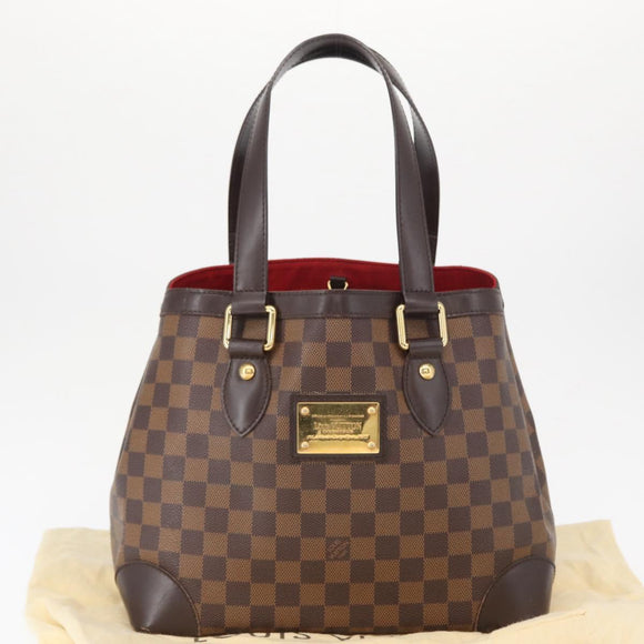 LOUIS VUITTON Damier Ebene Hampstead PM Henkeltasche N51205 LV Auth 163885V