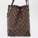 LOUIS VUITTON Damier Ebene Hampstead PM Henkeltasche N51205 LV Auth 163885V-3