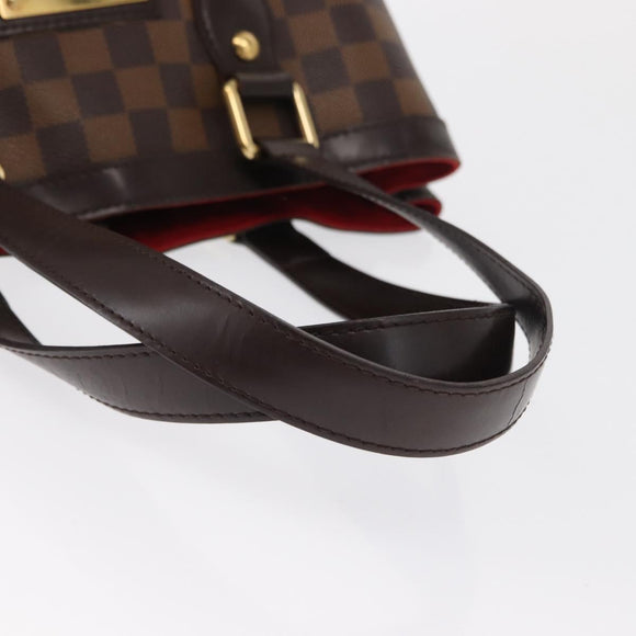 LOUIS VUITTON Damier Ebene Hampstead PM Henkeltasche N51205 LV Auth 163885V