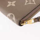 LOUIS VUITTON Bicolor Monogram Empreinte Zippy Wallet Grau M69794 Auth 163886A-17