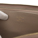 LOUIS VUITTON Bicolor Monogram Empreinte Zippy Wallet Grau M69794 Auth 163886A-19