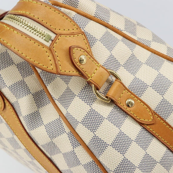 LOUIS VUITTON Damier Azur Stresa PM Tote Bag M51188 LV Auth 163889A