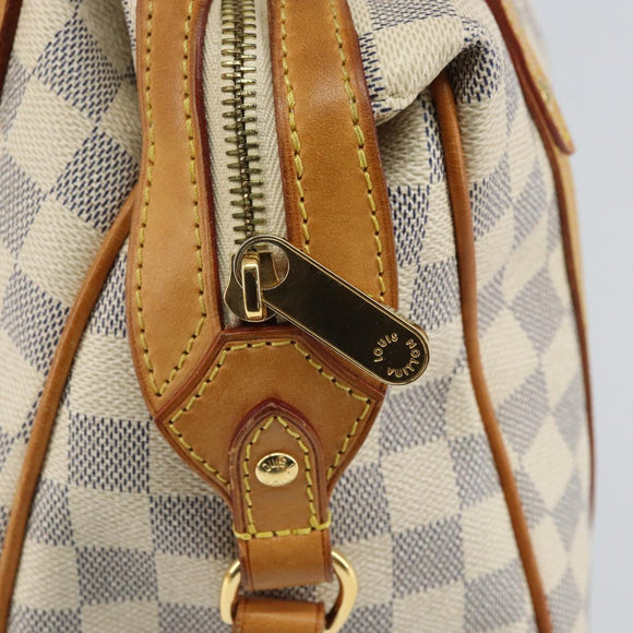 LOUIS VUITTON Damier Azur Stresa PM Tote Bag M51188 LV Auth 163889A