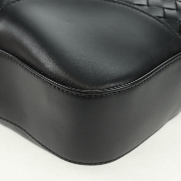 BOTTEGA VENETA INTRECCIATO Tote Bag Leather Black Auth 163890SAM