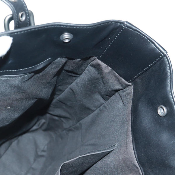 BOTTEGA VENETA INTRECCIATO Tote Bag Leather Black Auth 163890SAM