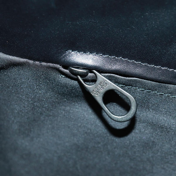 BOTTEGA VENETA INTRECCIATO Tote Bag Leather Black Auth 163890SAM