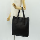 BOTTEGA VENETA INTRECCIATO Tote Bag Leather Black Auth 163890SAM-26