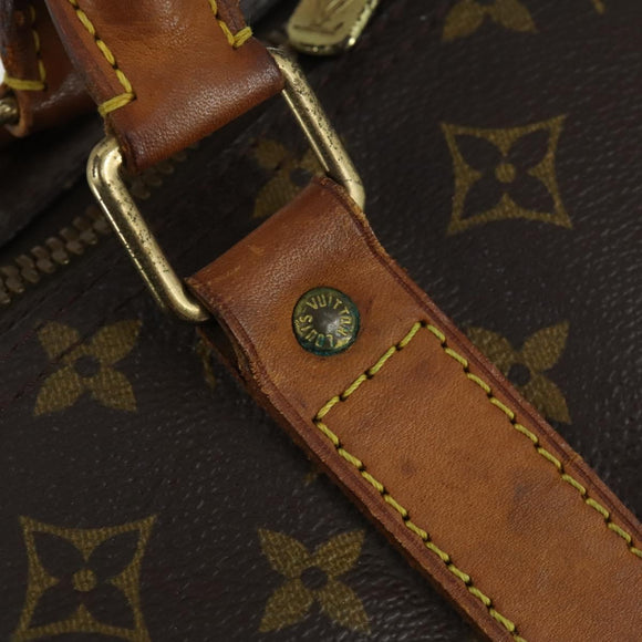 LOUIS VUITTON Monogram Keepall 60 Boston Bag M41422 LV Auth 163895