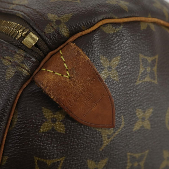 LOUIS VUITTON Monogram Keepall 60 Boston Bag M41422 LV Auth 163895