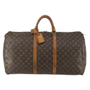 LOUIS VUITTON Monogram Keepall 60 Boston Bag M41422 LV Auth 163895-13