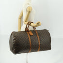 LOUIS VUITTON Monogram Keepall 60 Boston Bag M41422 LV Auth 163895-22
