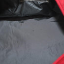 PRADA Sports Shoulder Bag Nylon Red Silver Auth 163901-11