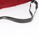 PRADA Sports Shoulder Bag Nylon Red Silver Auth 163901-7