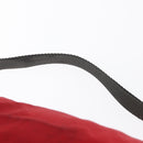 PRADA Sports Shoulder Bag Nylon Red Silver Auth 163901-14