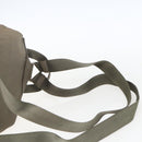 PRADA Backpack Nylon Khaki Silver Auth 163902-14