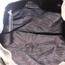 PRADA Backpack Nylon Khaki Silver Auth 163902-11