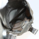 PRADA Backpack Nylon Khaki Silver Auth 163902-24