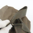 PRADA Backpack Nylon Khaki Silver Auth 163902-7