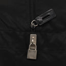 PRADA Boston Bag Nylon 2way Black Silver Auth 163905A-9