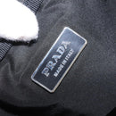PRADA Boston Bag Nylon 2way Black Silver Auth 163905A-19