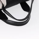 PRADA Boston Bag Nylon 2way Black Silver Auth 163905A-7