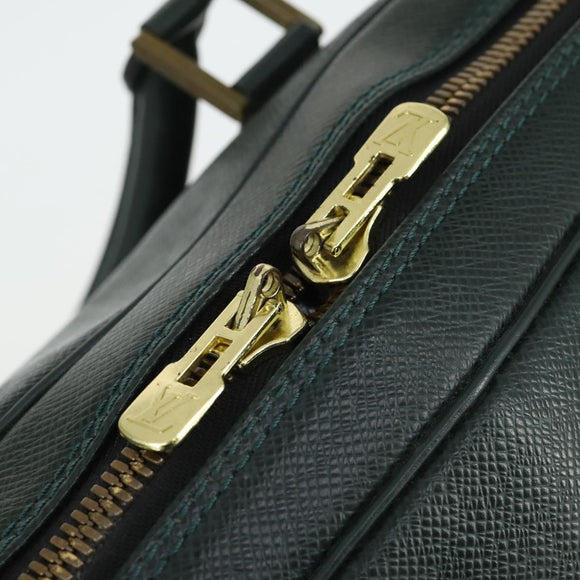 LOUIS VUITTON Taiga Elanga An Poche Boston Bag Acajou M30104 LV Auth 163911