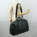 LOUIS VUITTON Taiga Elanga An Poche Boston Bag Acajou M30104 LV Auth 163911-30