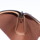 Christian Dior Honeycomb Canvas Shoulder Bag PVC Gray Gold Auth 163916-18