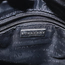 BURBERRY Nova Check Hand Bag PVC Beige Silver Auth 163918-17