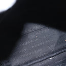 BURBERRY Nova Check Hand Bag PVC Beige Silver Auth 163918-18